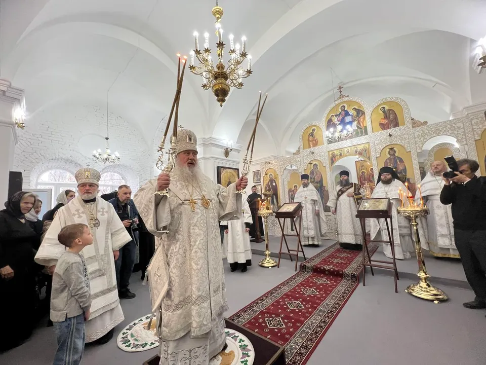 Лазарева суббота: храм снова полон молящихся